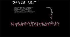 Desktop Screenshot of dance-art.fr